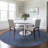 Premium Machine Washable Vaseem AMF138 Navy Rug-1462340291