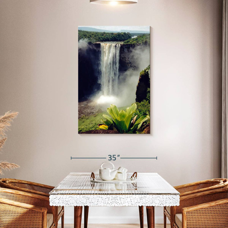 Alvord View Of Kaieteur Falls, 45" H x 30" W