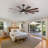 62"/72" 10 - Blade Farmhouse  Ceiling Fan With Light And Remote,3CCT Reversible DC Motor, 6-Speed-363977579