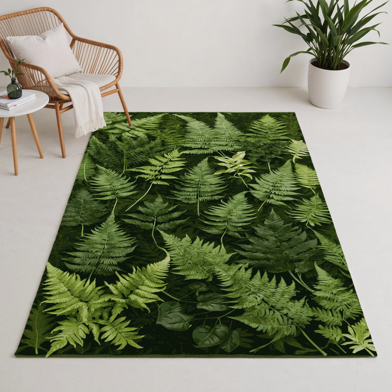 Tapis d'intérieur et d'extérieur vert Nature, Rectangle 9 pi x 12 pi