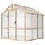 Serre en bois 6,6 x 6 pi