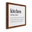 Kitchen Kitchen - Art textuel sur toile-1268889086-1268889029