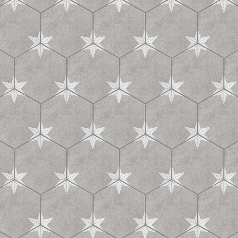 Merola Tile Stella Hex 9