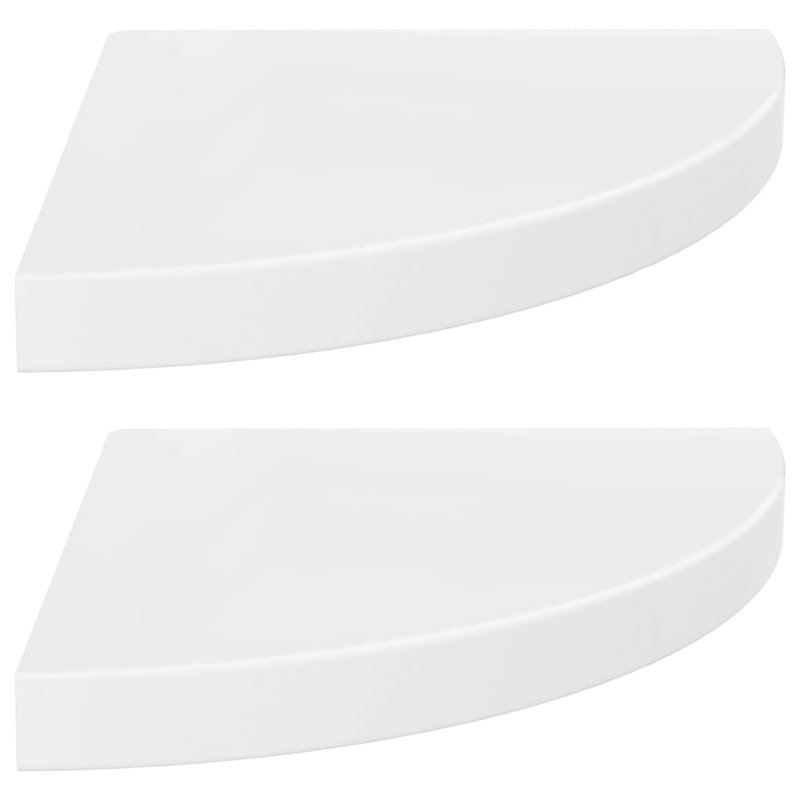 Ensemble de 2 tablettes murales d'angle Phoebs