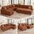 Soft Plush Upholstery Storage Couch Sofa Bed Convertible Modular Sectional Sofa-11037127