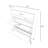 Red Hallway Shoe Compartment With 2 Flip Drawers - Space Saving, Holder Cabinet Red, Drawers,