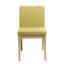 De 2 chaises de salle à manger contemporaines - Chaise rembourrée résiliente en bois d'hévéa (2)-426881293