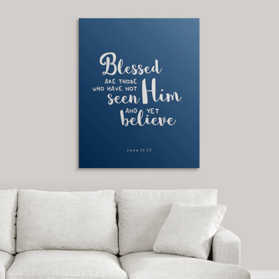 « john 20:29-scripture art », art textuel