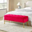 Banc de rangement rembourré en velours Kajana-1706549177
