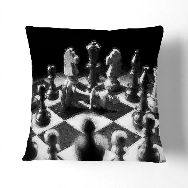 Square Throw Cushion, 40cm H x 40cm W x 15cm D