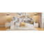 Lit de jour en bois avec 3 tiroirs, ports USB et bureau-1072545841