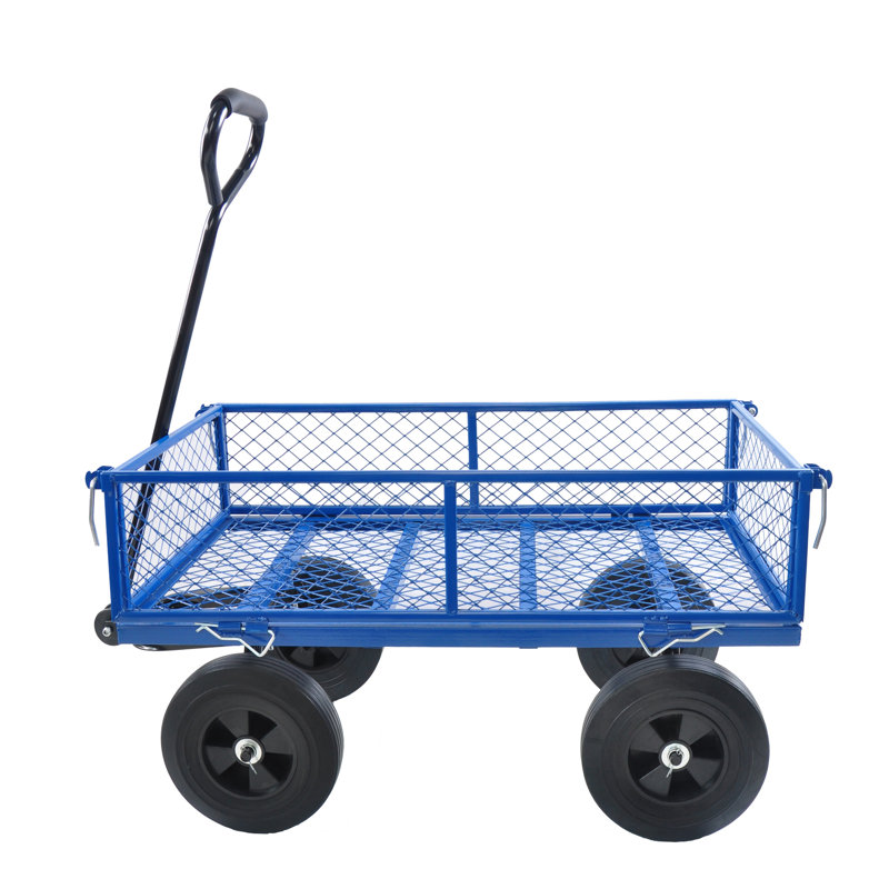 Les chariots de chariot de jardin de chariot d'outils de chariot facilitent le transport du bois de chauffage