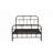 Gray metal Full Bed