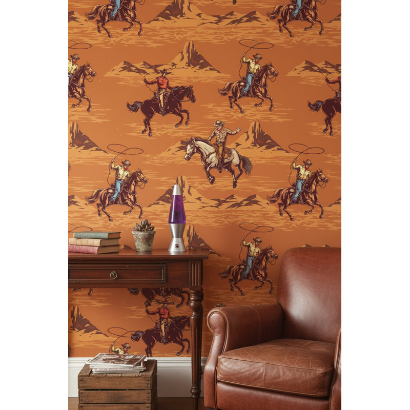 Murale Western Cowboys Desert