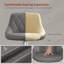 Swivel Upholstered Faux Leather Adjustable Height Bar Stool-133001912-134966912