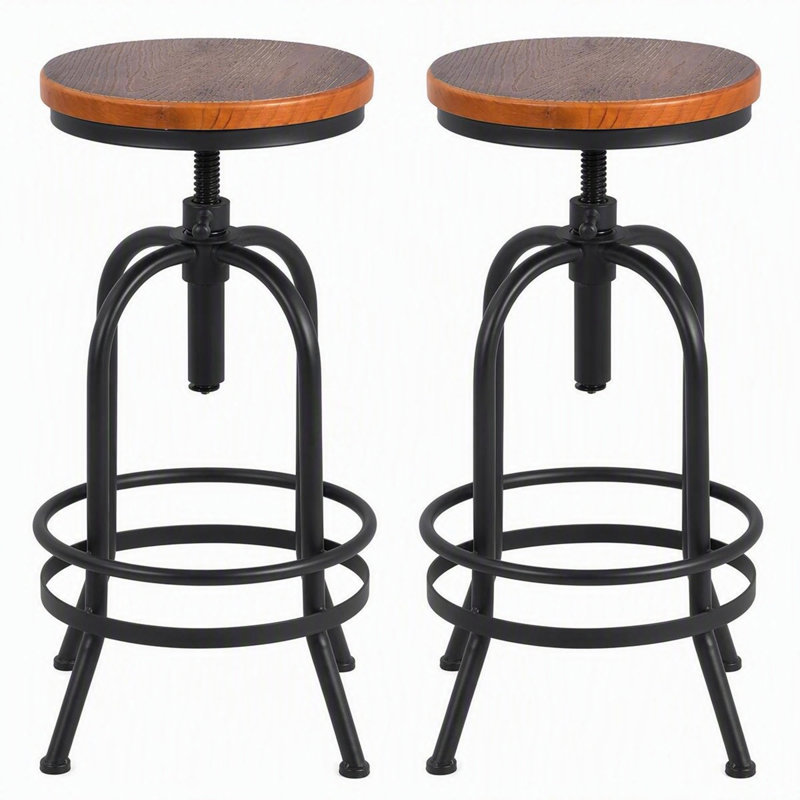 Tabouret Shaylee, Noir, 2