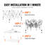 10 pi. L 10 pi. D Pop-up en métal