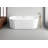 59" Acrylic Freestanding Bathtub Soaking Tubs With Overflow And Pop Up Drain