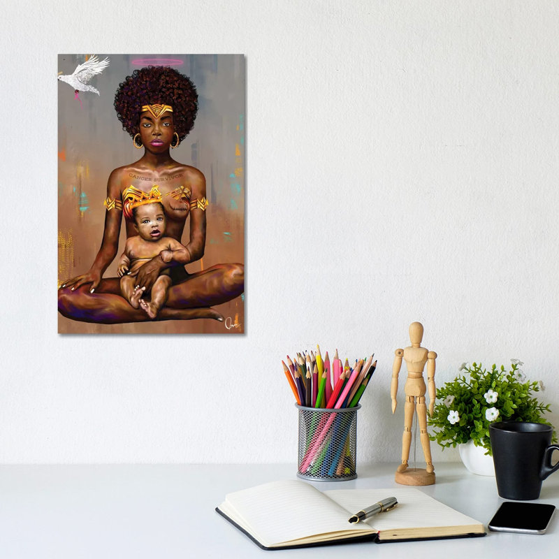Cancer Survivor by Crixtover Edwin - Print on Canvas, 20.32 cm H x 30.48 cm W, Wrapped Canvas