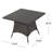 CORSICA SQ DINING TABLE