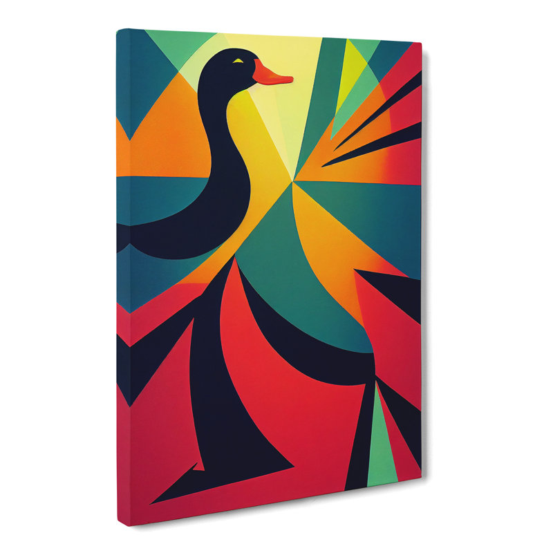 Abstract Duck Vol.1 - Wrapped Canvas, 50cm H x 35cm W x 3cm D