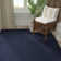 Tapis bleu marine en laine noué à la main Dionne