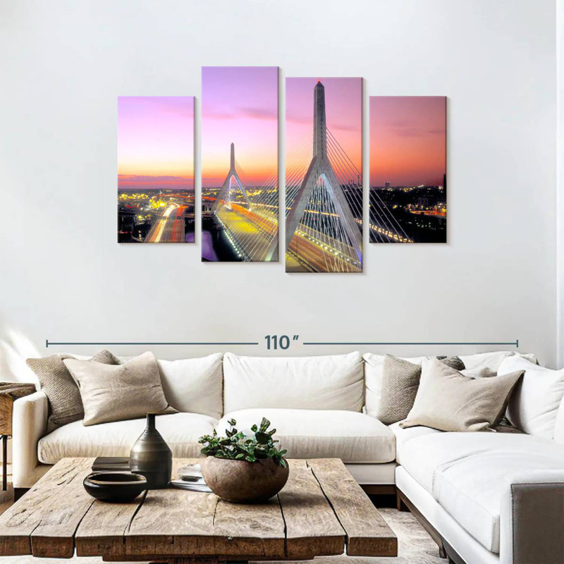 Pont Lilie Leonard P. Zakim, H 48 po x l 75 po