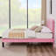 Lit double tapissier double avec 2 tables de chevet - Ensemble de chambre à coucher moderne-1945531557