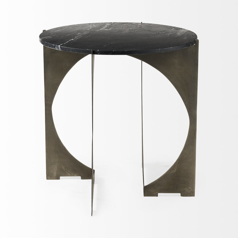 Table de bout Giles, Blanc