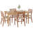 4 - Person Solid Wood Solid Wood Top Four Leg Dining Set-98271132-98271177-98271180