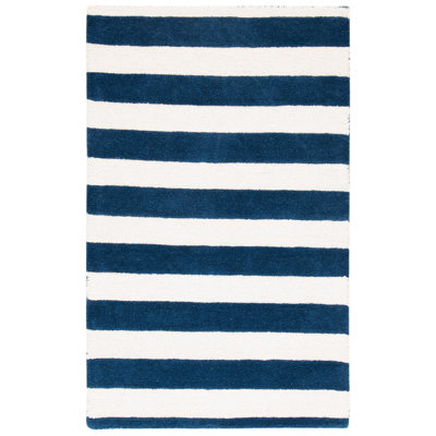 Erol Hand Tufted Wool Striped Rug