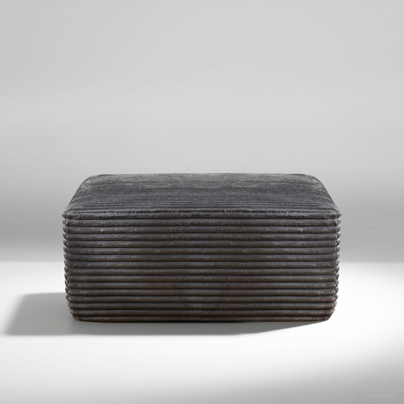 Repose-pieds moelleux de 37,01 po de largeur avec repose-pieds moelleux pour une décoration intérieure moderne