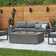 BALTIC Concrete Fire Pit Table with Lid
