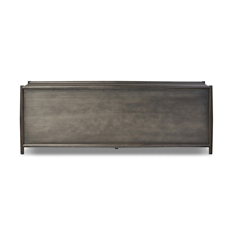 Glenview 9 Drawer Dresser - Weathered Oak, Smoked Black