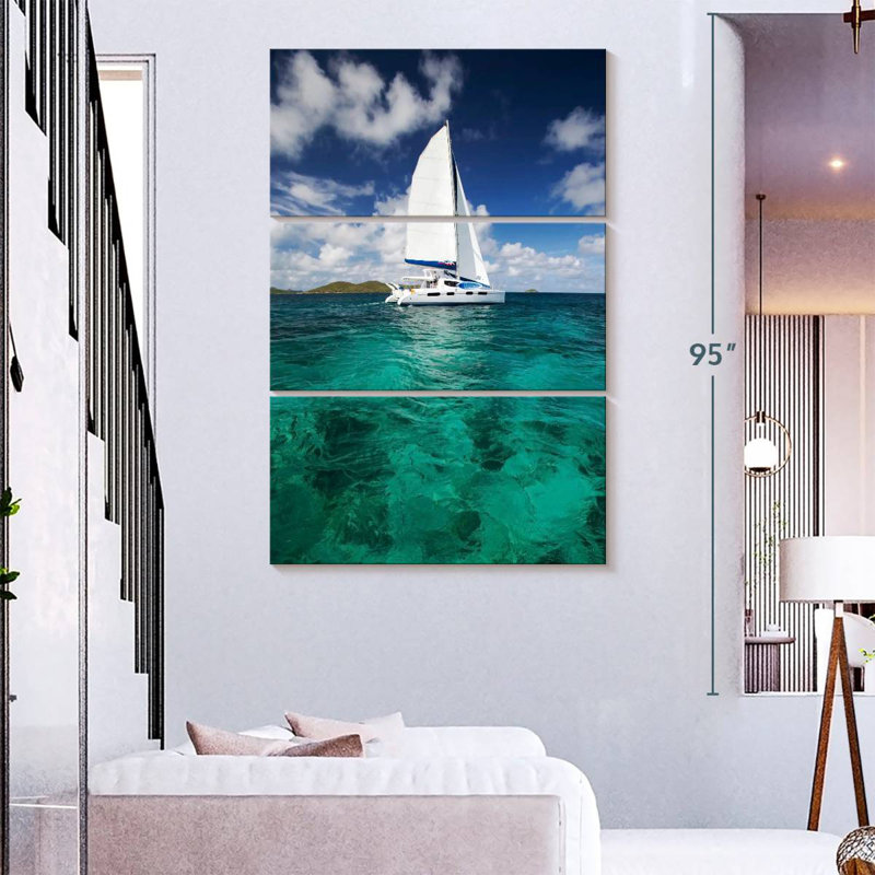 Mehar Catamaran Boat, H 38 po x l 24 po