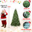 Arbre de Noël artificiel 5 pi avec 200 lumières Ul chaud, 551 pointes de branches épaisses, dépliage automatique et support stable-124532340