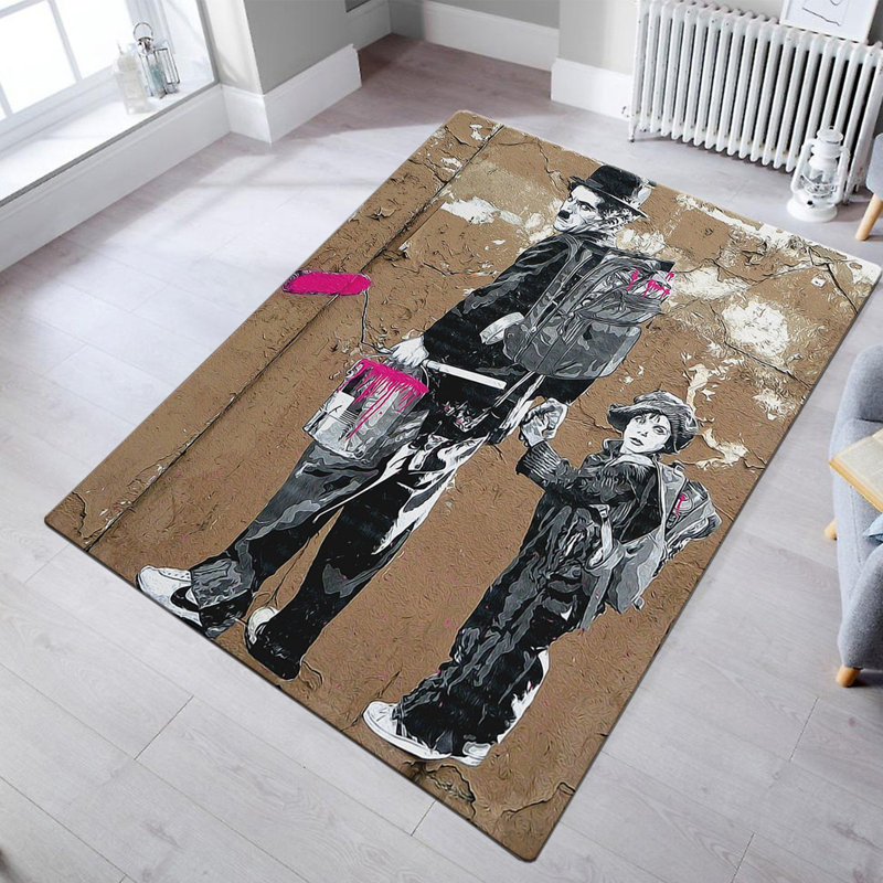 Luxurious Hall Carpet, 3.3 x 6.6 ft, 100% Polyester, 0.4 in Pile Height | Antibacterial & Non-Slip Underside | Machine Washable at 86°F, 700 g/m² | Perfect for High-Traffic Areas, Soft & Durable Design