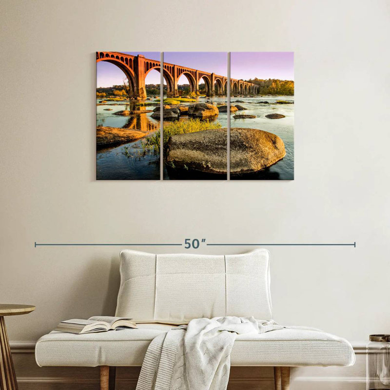 Lilie James River Bridge, 24" H x 38" W