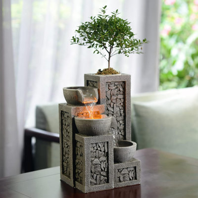 Exquisite 3-Bowl Fountain