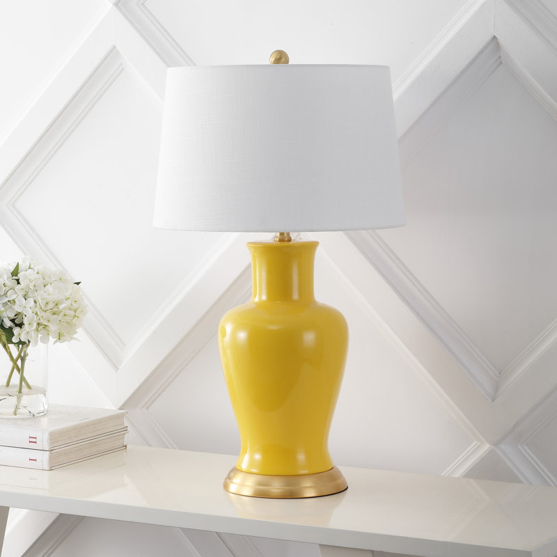 Lampe de table 29 po Herron, Jaune