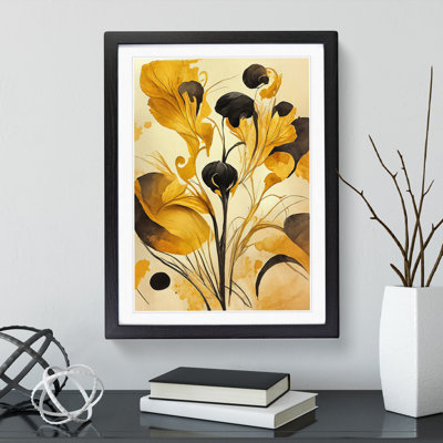 Dreamlike Flowers Abstract - Framed Print