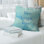 Housse de coussin en lin Faux Gemstone Live Laugh Love