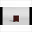 Table de chevet transitionnelle en bois massif cerise avec tiroirs de rangement-404981234