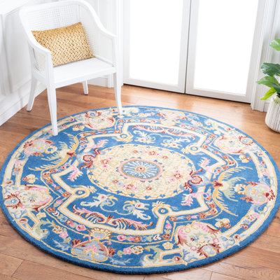 Priscila Savonnerie Hand Tufted Indian Wool And Cotton Oriental Rug
