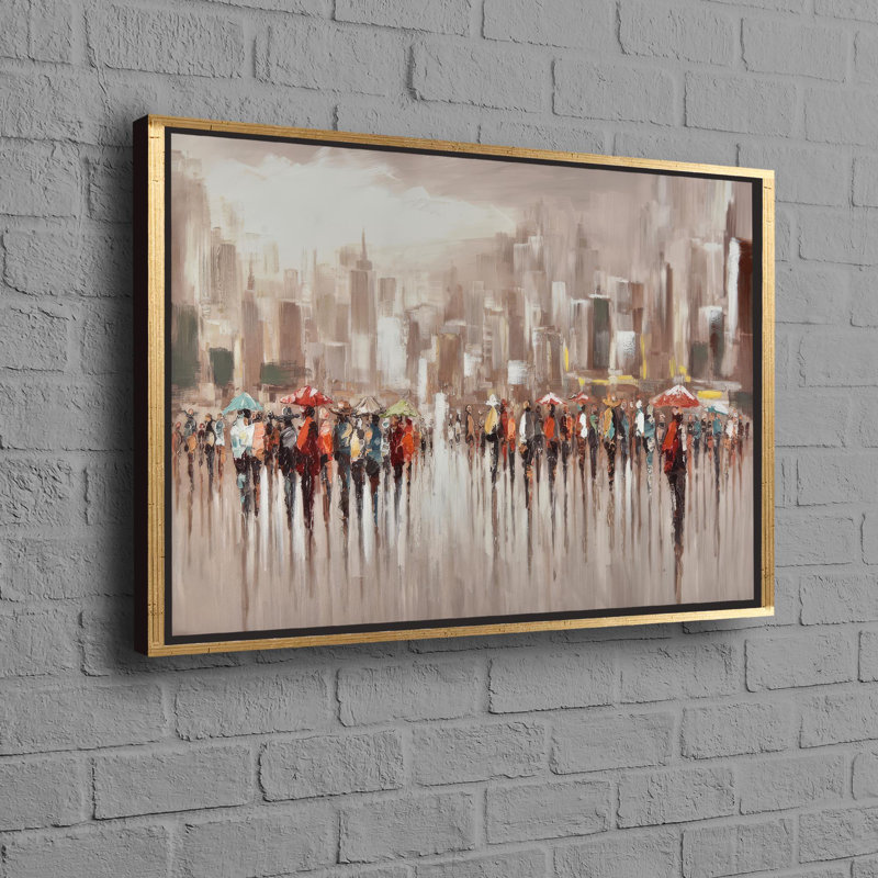Print on Canvas, Gold Floater Framed, 20 cm H x 30 cm W