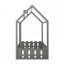 Structure de lit en bois avec clôture-738509980