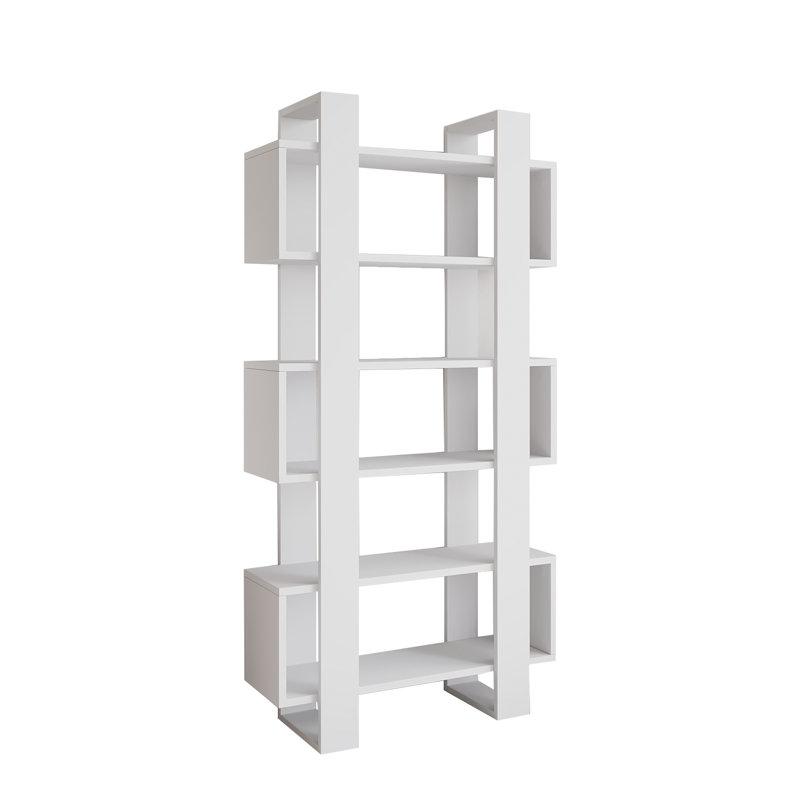 160cm H x 80cm W Bookcase, White