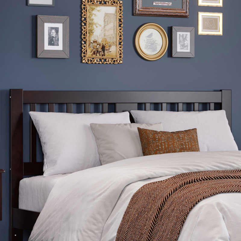 Zosia Solid Wood Headboard, Queen, Espresso