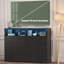 55" Wide 8-Drawer Dresser with Storage, LED & Charging Station-2086286652-2086286648