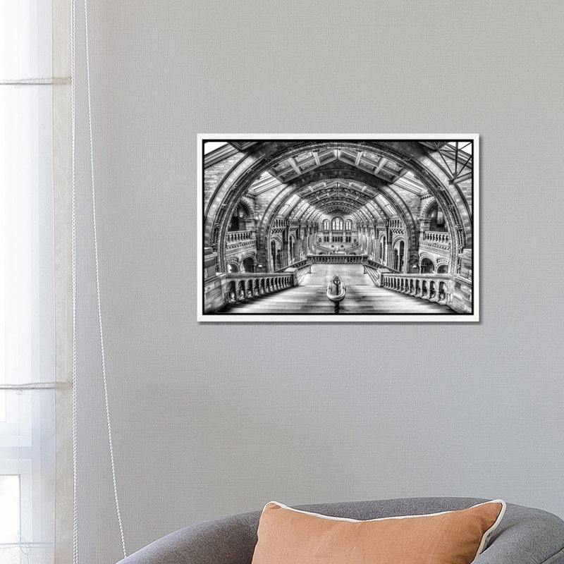 London Gallery by Marc Pelissier - Floater Frame Print on Canvas
